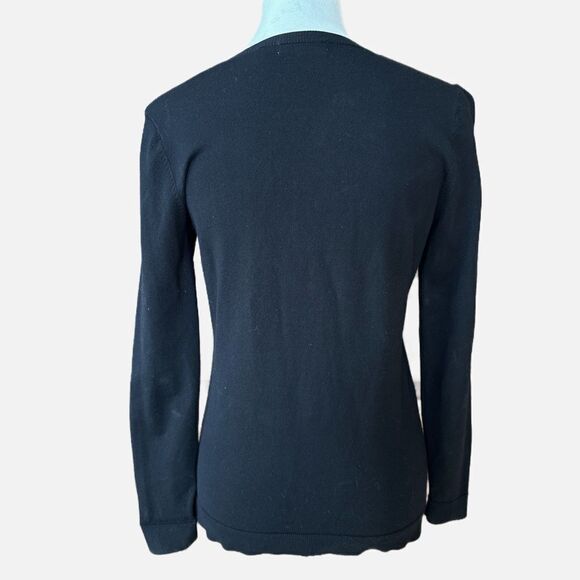 Golftini black v neck sweater - Picture 2 of 8